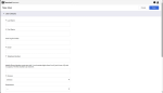 New User - user details screen